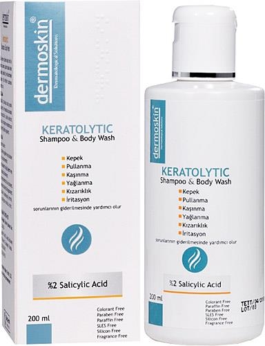 Dermoskin Keratolytıc Shampoo Body Wash 200 ml Şampuan - 1