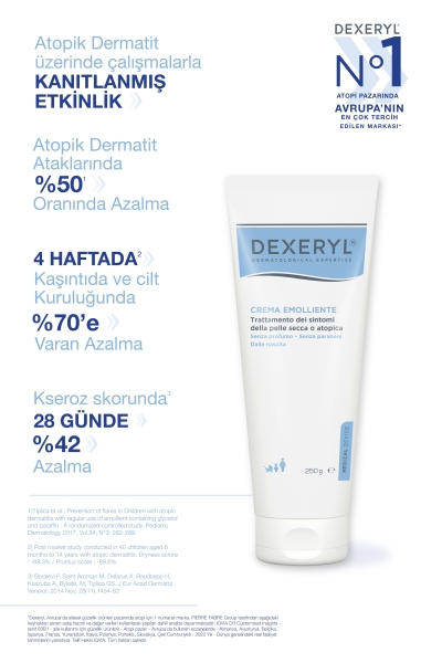 Dexeryl Emollient Cream 250 gr - 5