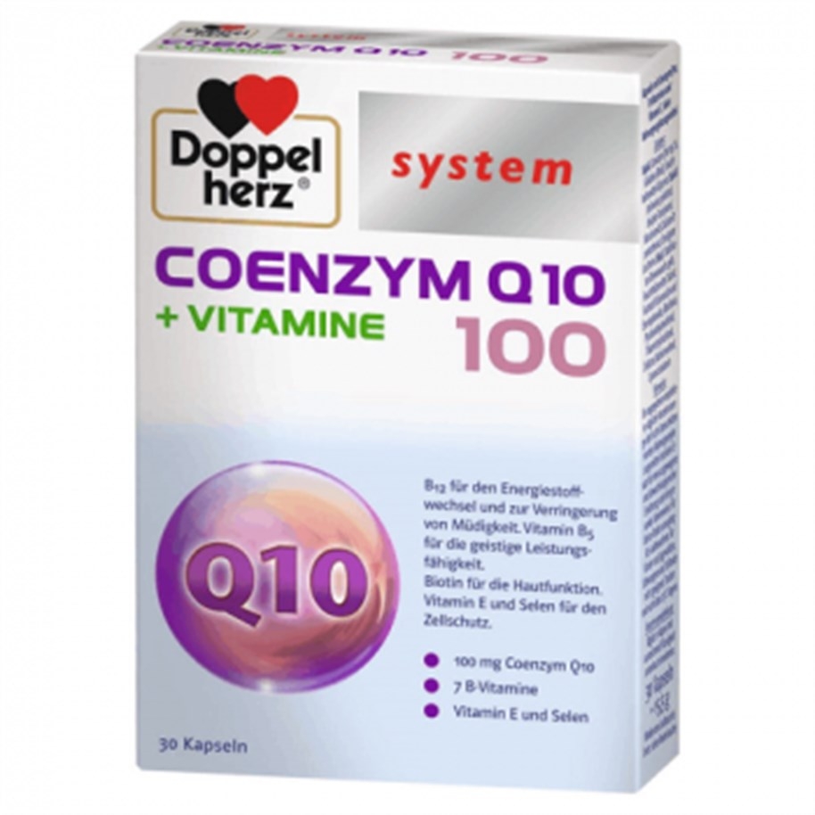 Doppelherz Coenzyme Q10 100 mg + Vitamins 30 Kapsül - 1