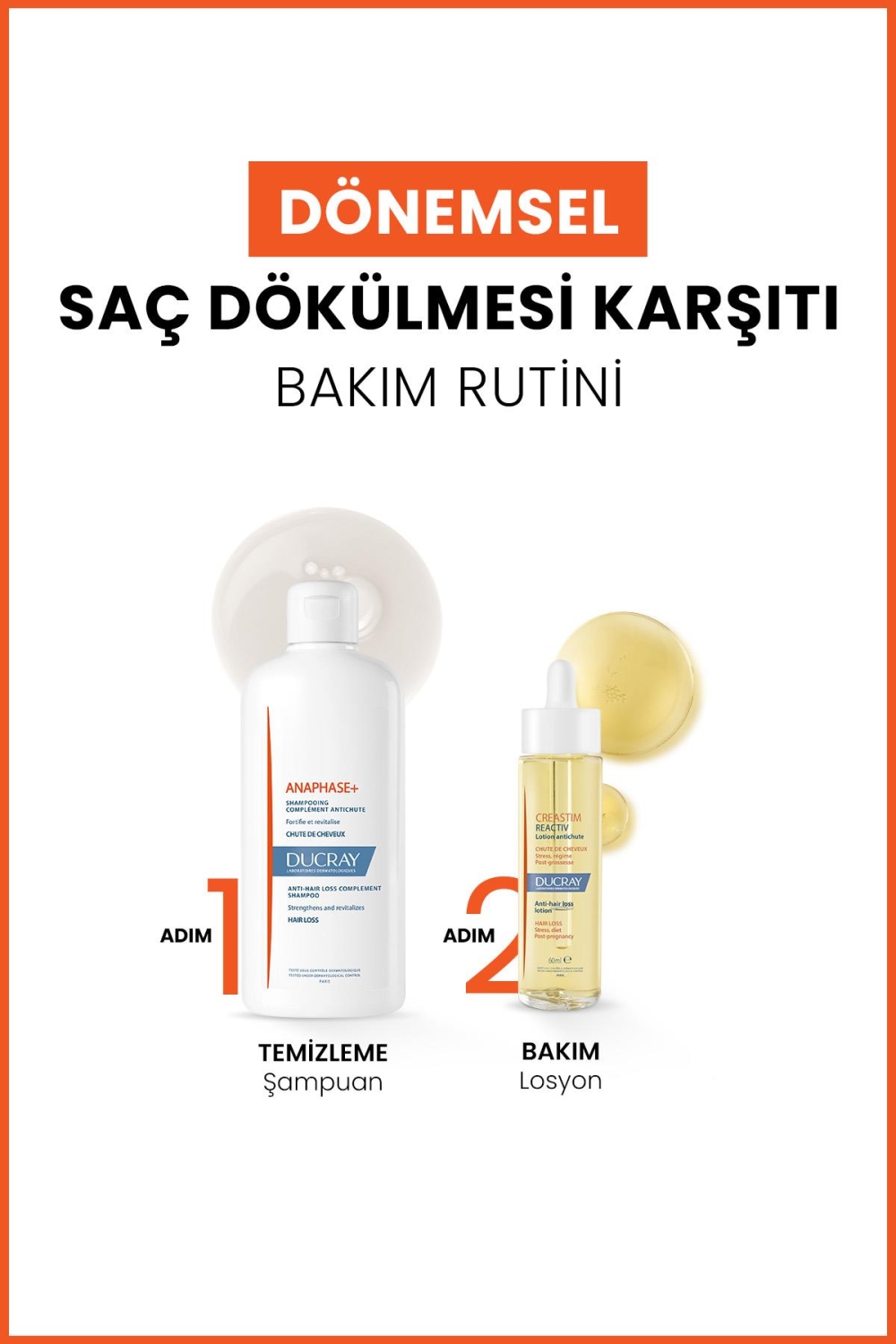 Ducray Anaphase+ Şampuan Saç Dökülmesi Karşıtı Şampuan 400ml - 7