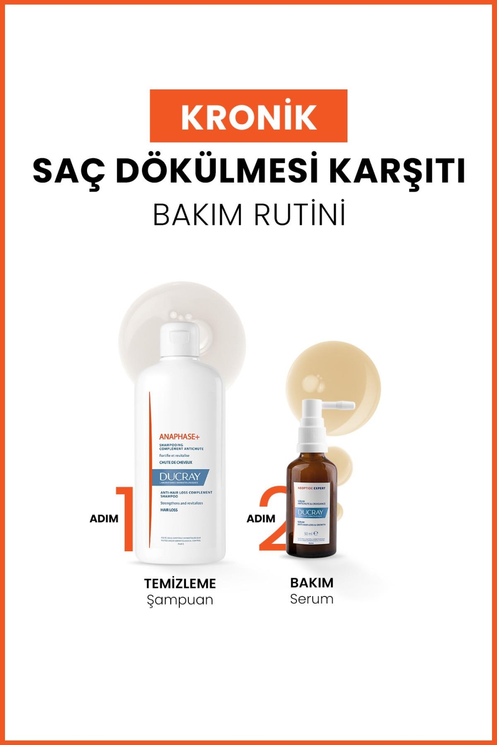 Ducray Anaphase+ Şampuan Saç Dökülmesi Karşıtı Şampuan 400ml - 8