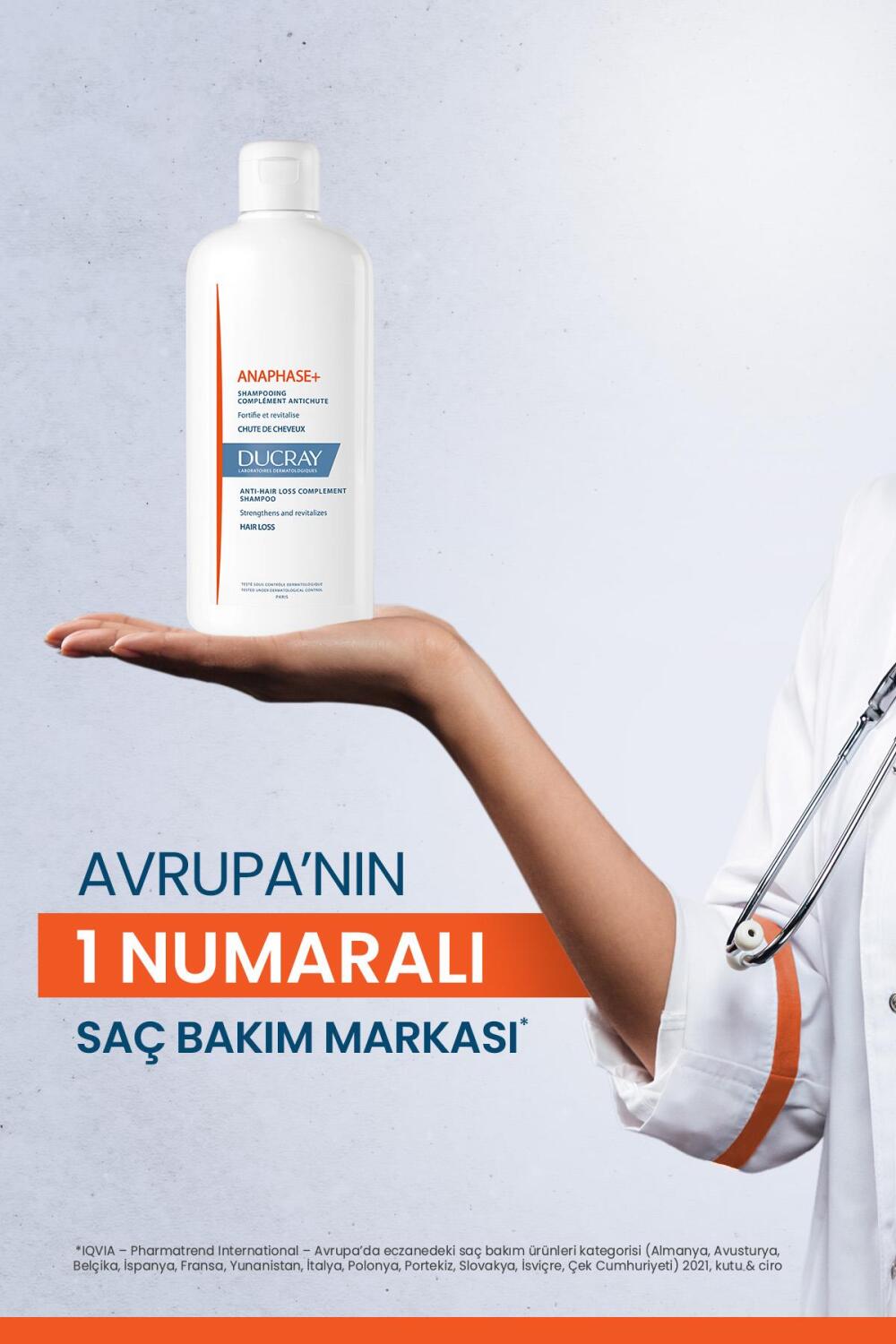 Ducray Anaphase+ Şampuan Saç Dökülmesi Karşıtı Şampuan 400ml - 9