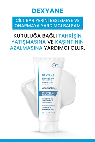 Ducray Dexyane Balm Cilt Bariyerini Beslemeye ve Onarmaya Yardımcı Balm 200ml - 2