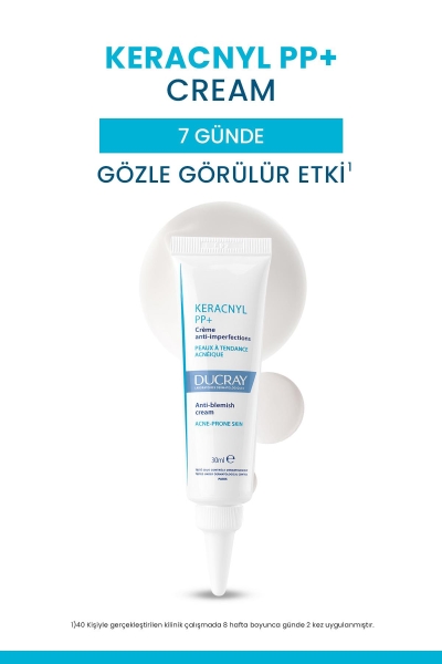 Ducray Keracnyl PP+ Krem Yağlı ve Akneye Eğilimli Ciltler İçin Bakım Kremi 30ml - 3