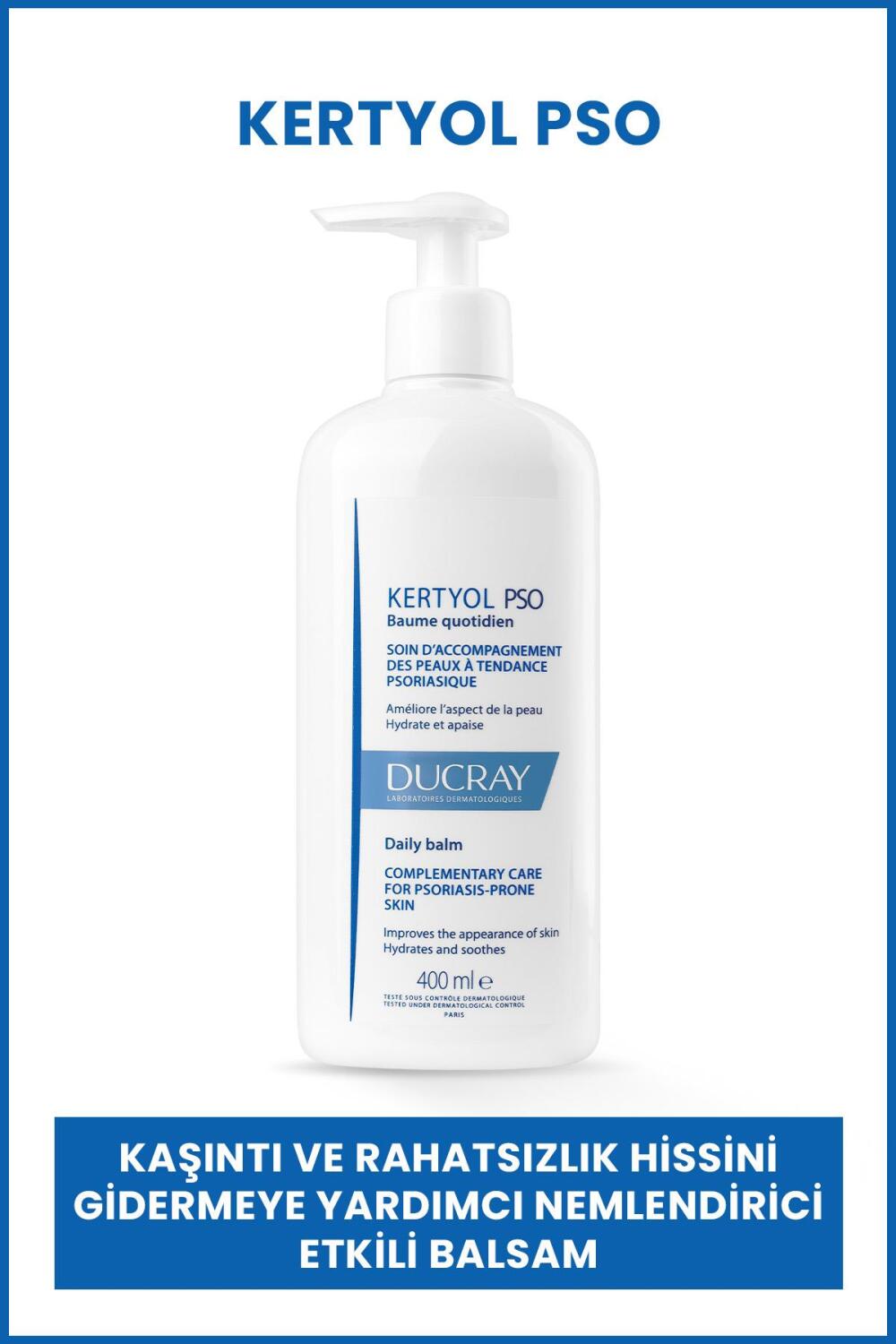 Ducray Kertyol PSO Balm Yoğun Pullanma Karşıtı Balm 400ml - 1