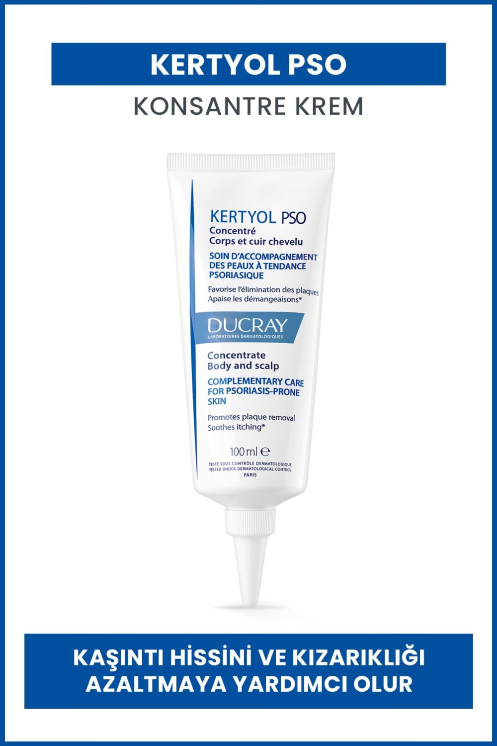 Ducray Kertyol PSO Konsantre Krem Yoğun Pullanma Karşıtı Konsantre Krem 100ml - 1