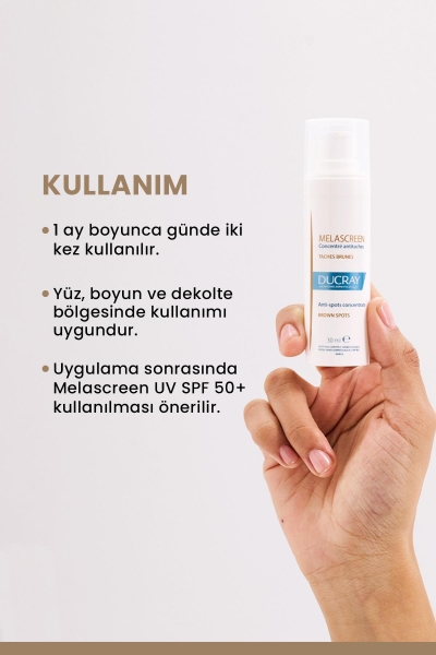 Ducray Melascreen Konsantre Bakım Kremi Koyu Leke Karşıtı Konsantre Bakım Kremi 30ml - 3