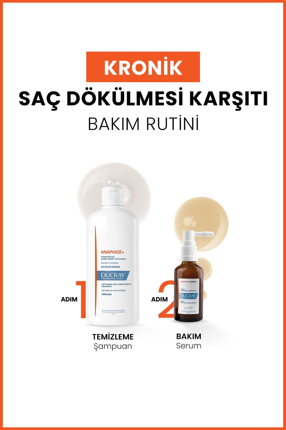 Ducray Neoptide Expert Saç Güçlendirici ve Yoğunlaştırıcı Serum 2x50ml - 8