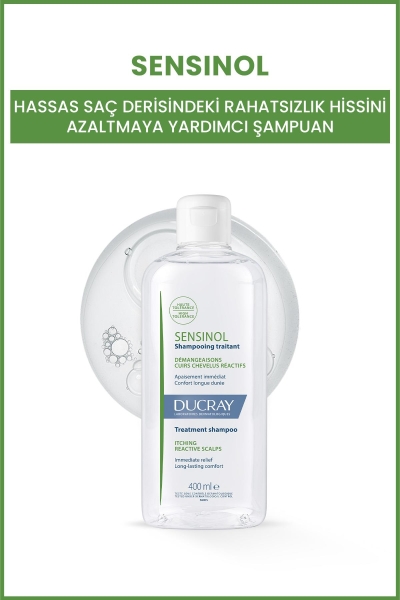 Ducray Sensinol Şampuan Hassas Saç Derisi İçin Şampuan 400ml - 1