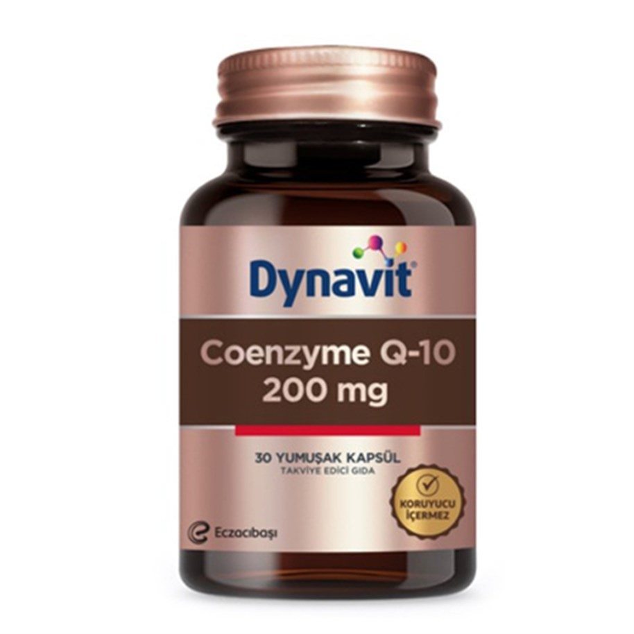 Dynavit Coenzyme Q10 200 mg 30 Kapsül - 1