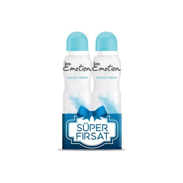 Emotion Ocean Fresh Kadın Deodorant 150 ml 1+1 - 1