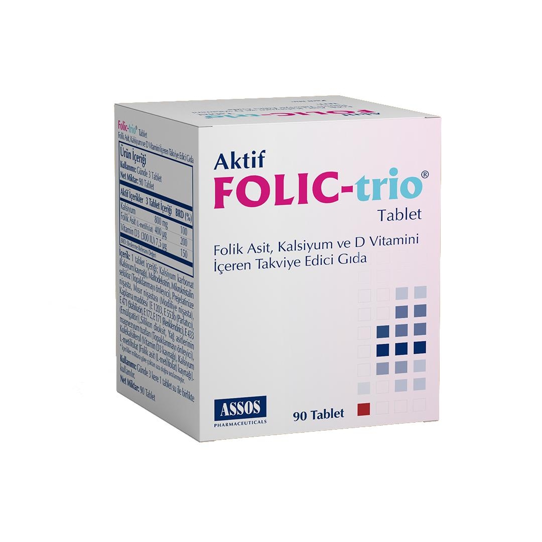 Folic trio 90 Tablet - 1