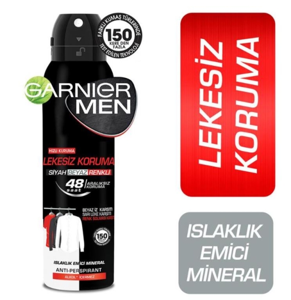 Garnier Men Lekesiz Koruma Deodorant 150 ml - 2