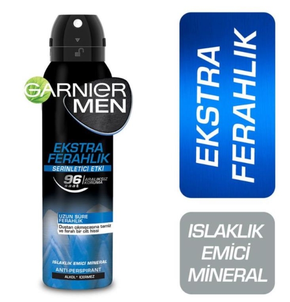 Garnier Men Sport Ekstra Ferahlık Deodorant 150 ml - 2