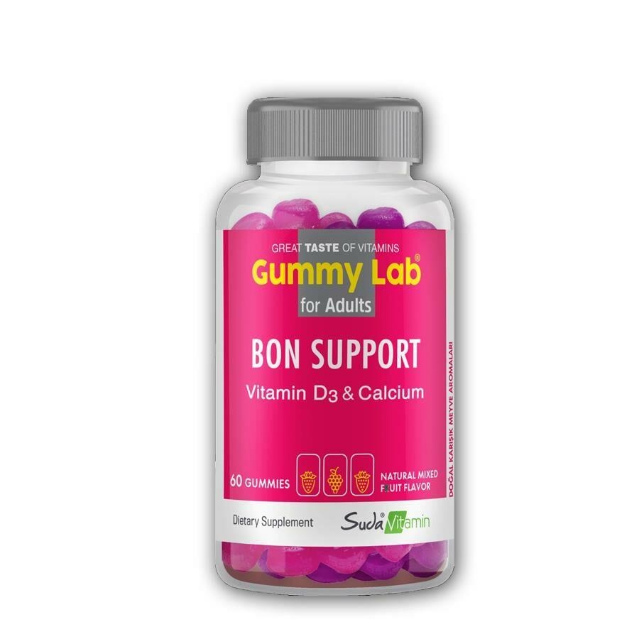 Gummy Lab Bon Support Vitamin D3 Calcium 60 Gummies - 1