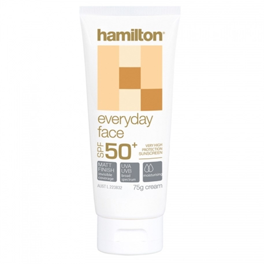 Hamilton Everyday Face Mat Spf 50+ 75 gr Yüz için Güneş Koruyucu Krem - 1