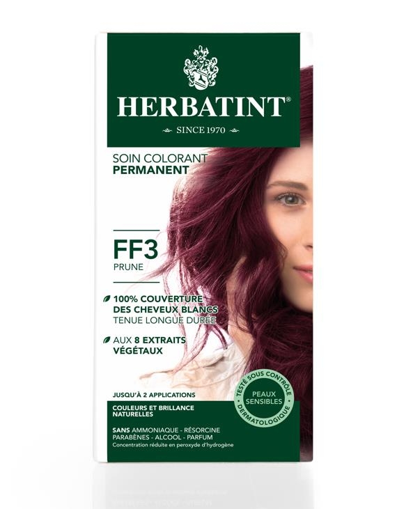 Herbatint Kalıcı Bitkisel FF3 Plum Saç Boyası - 1