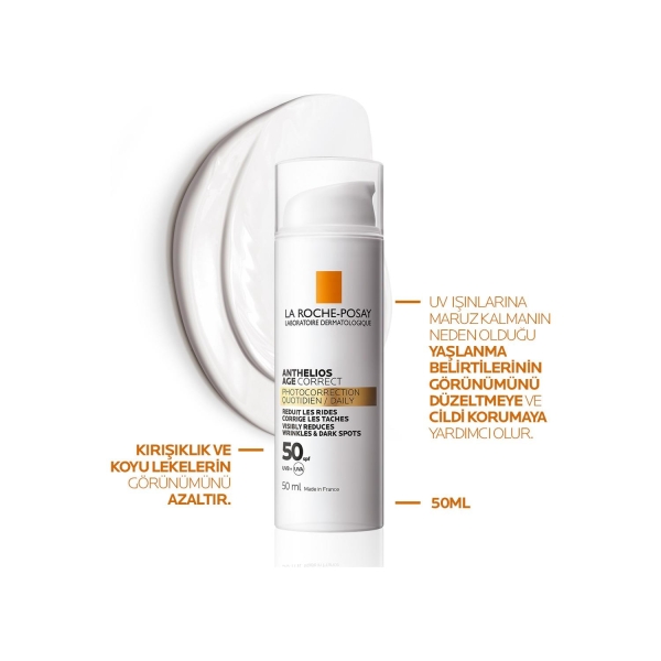 La Roche-Posay Anthelios Age Correct Spf 50 50 ml Kırışıklık Karşıtı Güneş Kremi - 2