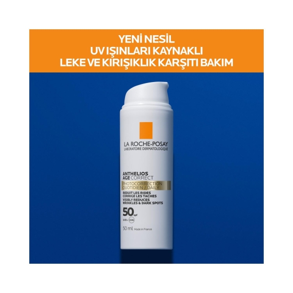 La Roche-Posay Anthelios Age Correct Spf 50 50 ml Kırışıklık Karşıtı Güneş Kremi - 4