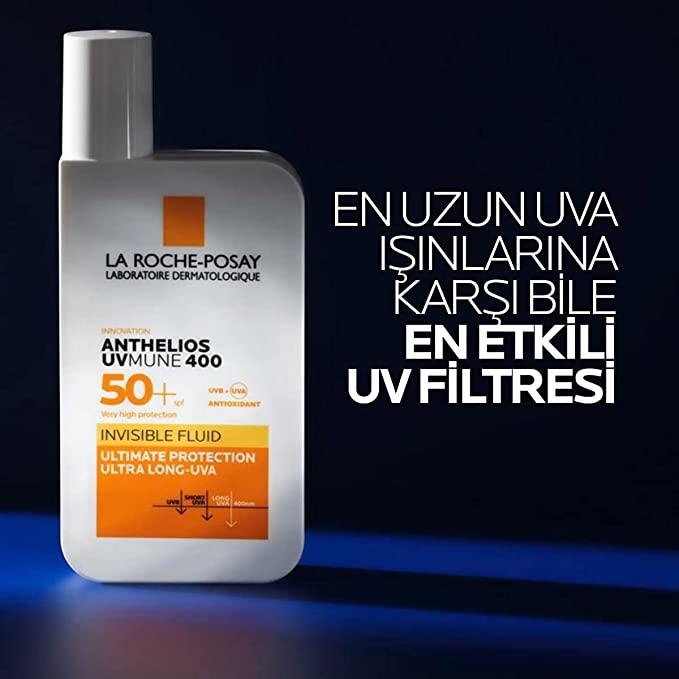 La Roche-Posay Anthelios UVmune 400 Fluid Spf 50+ 50 ml UVA Korumalı Güneş Koruyucu - 2