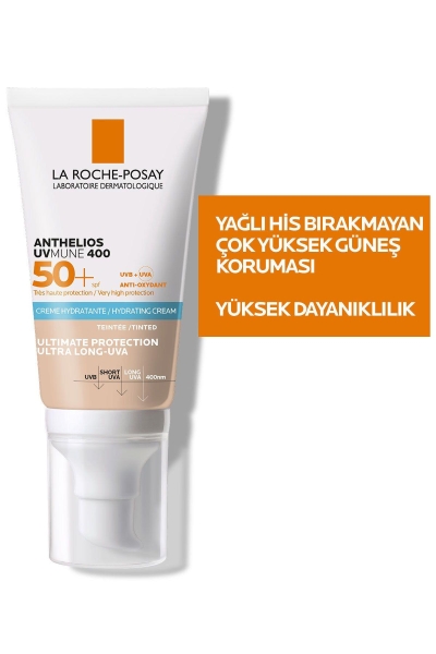 La Roche-Posay Anthelios UVmune 400 Renkli 50 Faktör Güneş Kremi 50 ml - 5