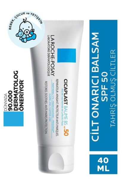 La Roche Posay Cicaplast Balme B5 SPF 50 Koruma Onarıcı ve Yatıştırıcı Krem 40 ml - 1