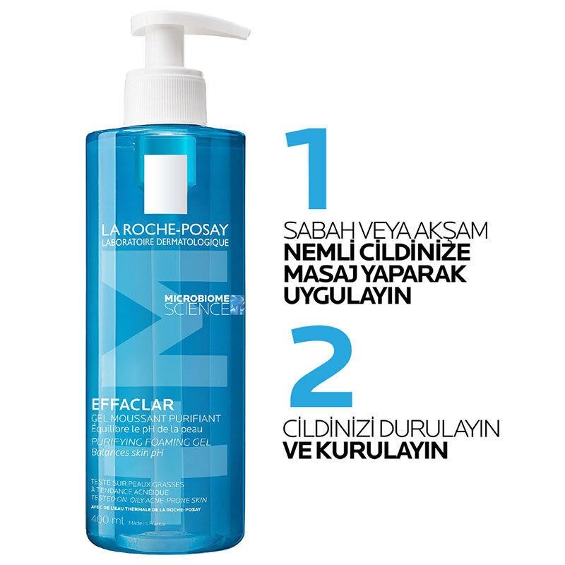 La Roche Posay Effaclar Gel 200 Ml Fiyatına 400 ml - 2