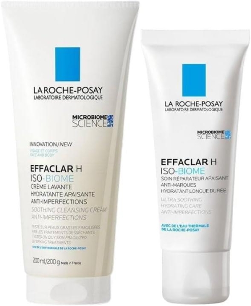 La Roche Posay Effaclar H Iso-Biome Yatıştırıcı Nemlendirirci Temizleme ve Bakım Kiti - 2