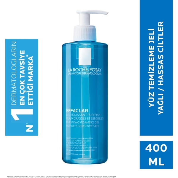 La Roche Posay Effaclar Gel 400 ml Yüz Temizleme Jeli - 1