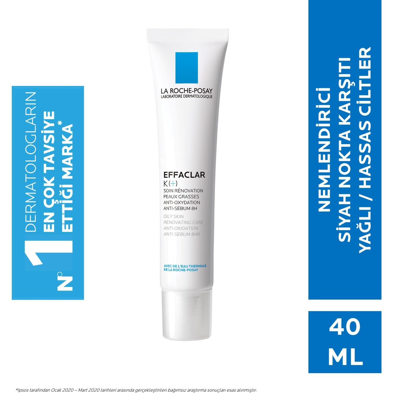 La Roche Posay Effaclar K (+) 40 ml Yağlı Ciltler İçin Sebum Düzenleyici Krem - 1