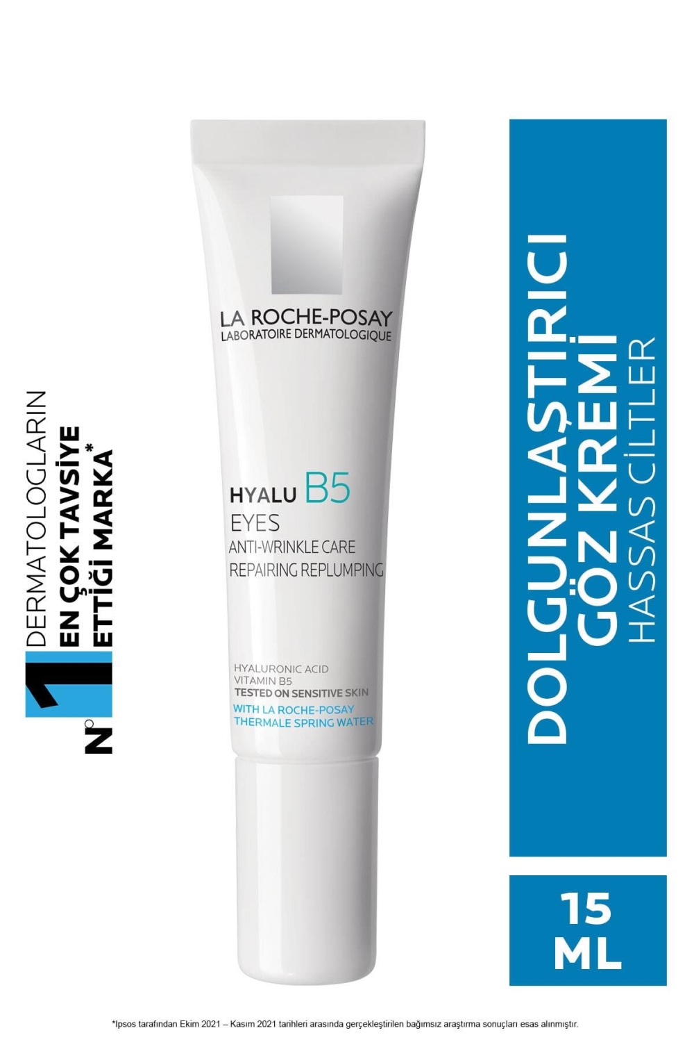 La Roche Posay Hyalu B5 Kırışıklık Karşıtı Aydınlatıcı Göz Kremi 15 ml - 1