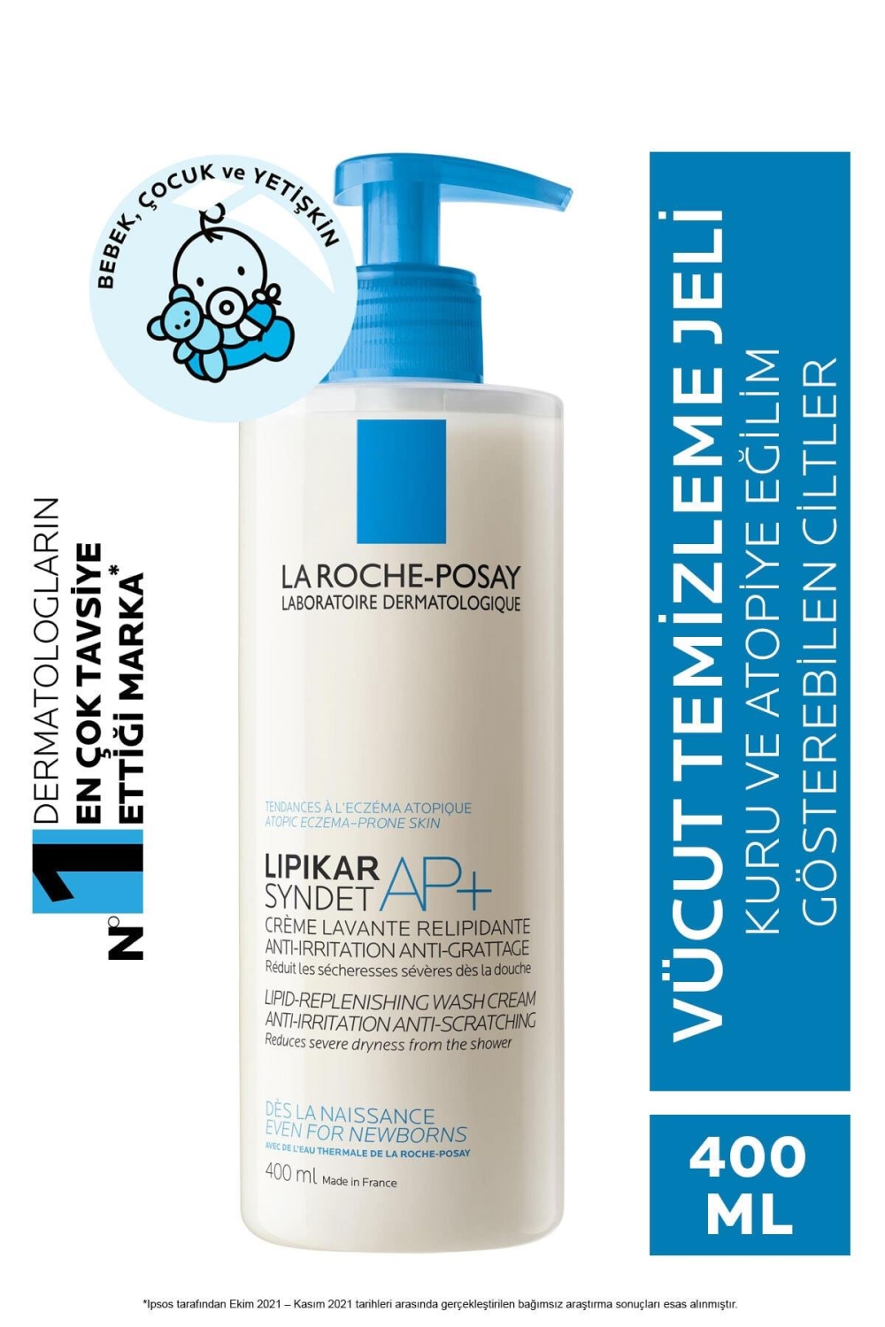 La Roche Posay Lipikar Syndet AP+ Vücut Yıkama Jeli 400 ml - 1