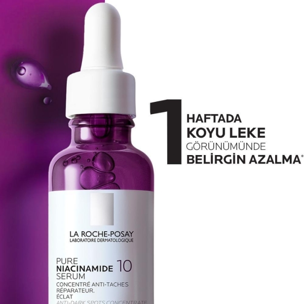 La Roche Posay Hassas Ciltler İçin Özel Koyu Leke Karşıtı Saf Niacinamide 10 serum 30 ML - 2