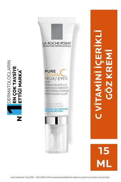 La Roche Posay Redermic C Yeux-Göz Çevresi Kırışıklık Kremi 15 ml - 1