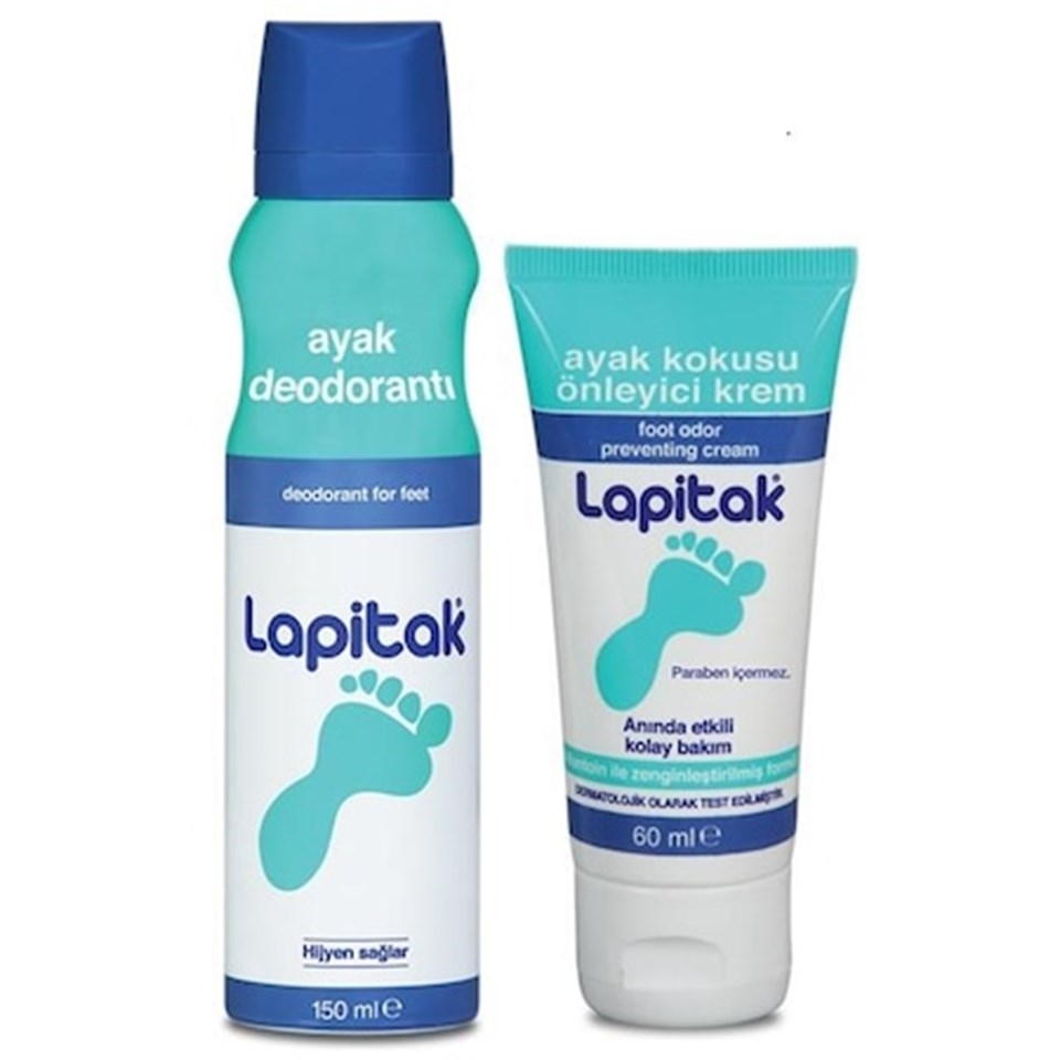 Lapitak Ayak Kokusuna Karşı Krem + Deo - 1