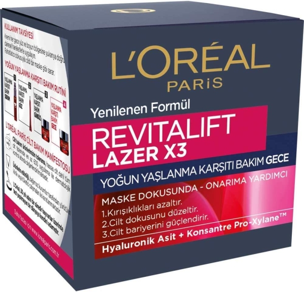 Loreal Paris Revitalift Lazer X3 Gece Kremi 50 ml - 3