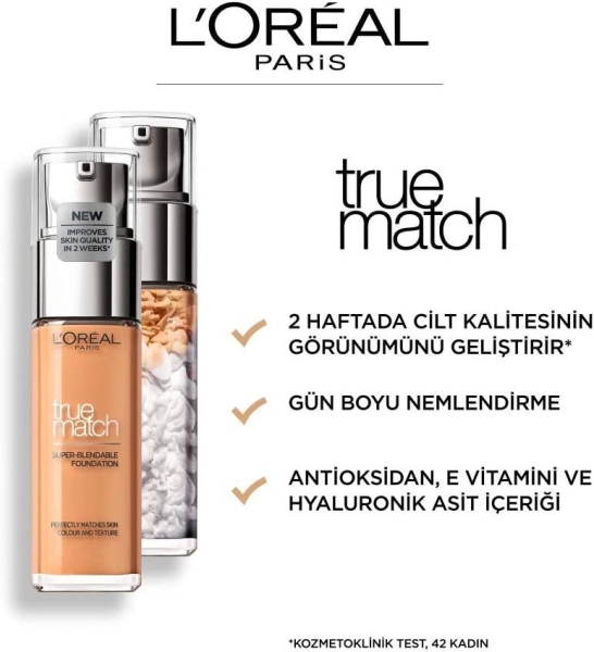 Loreal Paris True Match Foundation 1.5 N Neutral Undertone - 7