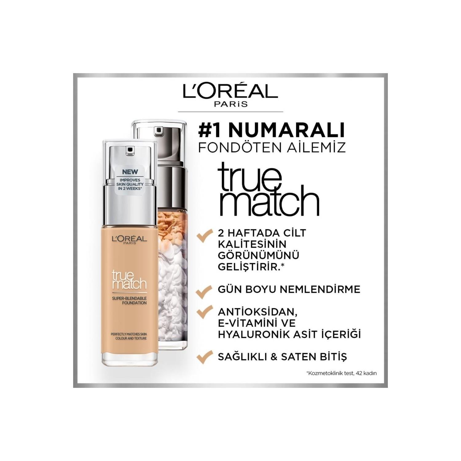 Loreal Paris True Match Foundation 3 N Neutral Undertone - 6