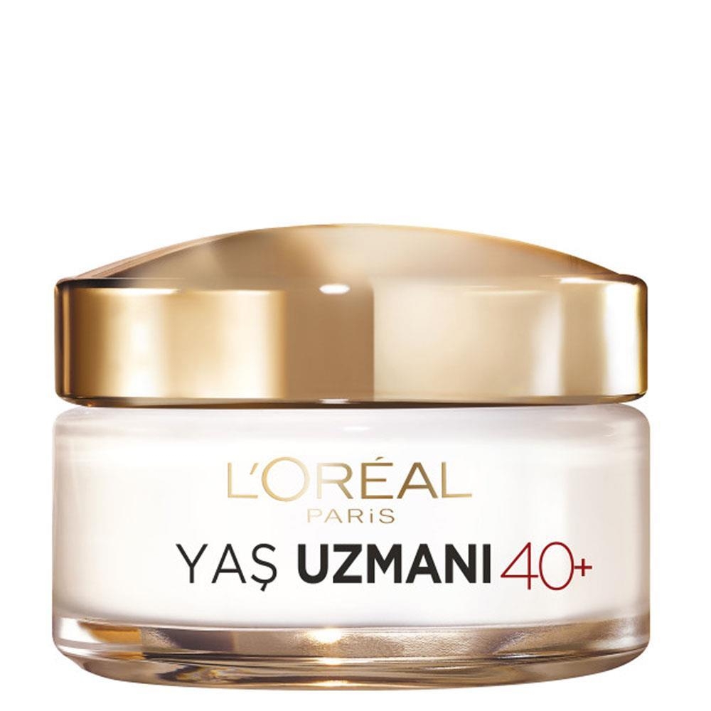 Loreal Paris Yaş Uzmanı 40+ Kırışıklık Karşıtı Sıkılaştırıcı Gece Kremi 50 ml - 1