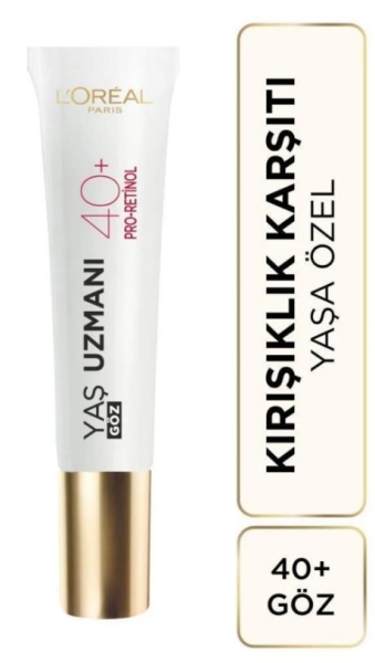 Loreal Paris Yaş Uzmanı Kırışıklık Karşıtı Aydınlatıcı Göz Kremi 15 ml - 1