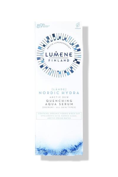 Lumene Arctic Dew Quenching Agua Kutup Kaynak Suyu İçeren Nem Serumu - 1