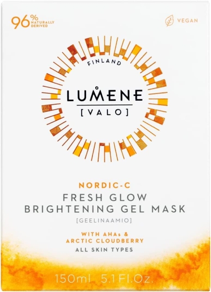 Lumene Fresh Glow Brigtening Gel Mask- Aydınlatıcı Maske 150 ml - 4