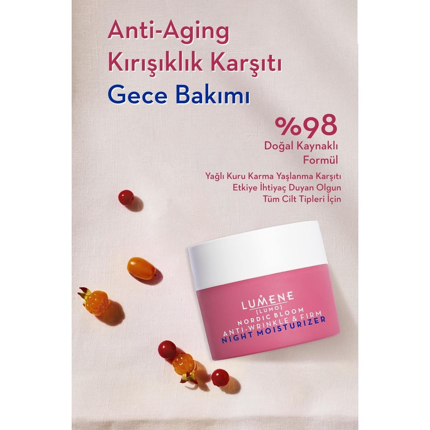 Lumene Kırışıklık Karşıtı& Sıkılaştırıcı Gece Bakım Kremi 50 ml - 3