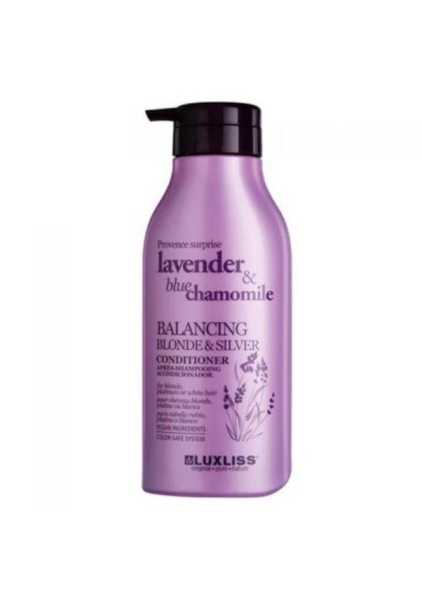 Luxliss Lavander Blue Chamomile Balancing Blonde Silver Conditioner 500 ml - 1