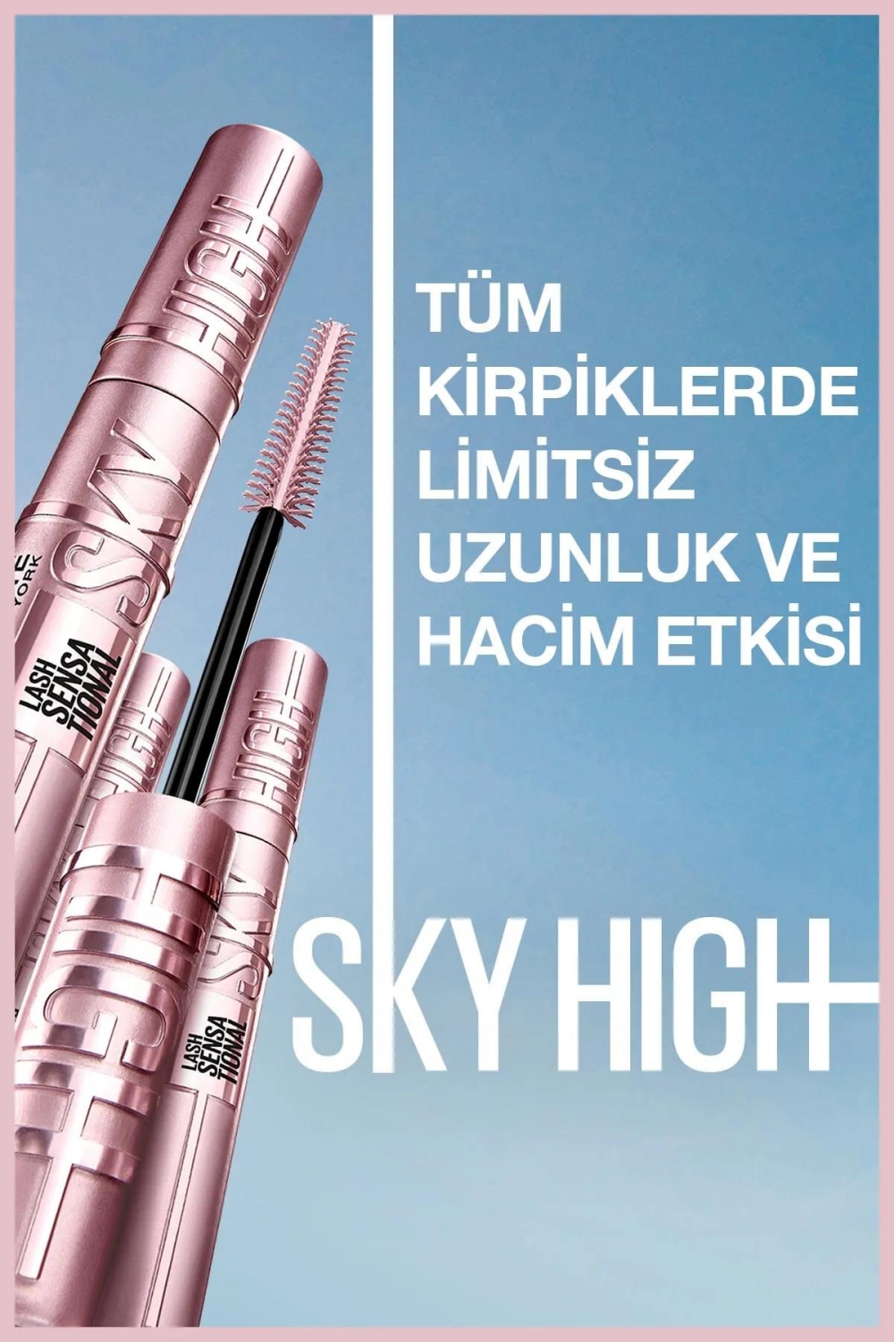 Maybelline Lash Sensational Sky High True Mascara Brown - 3