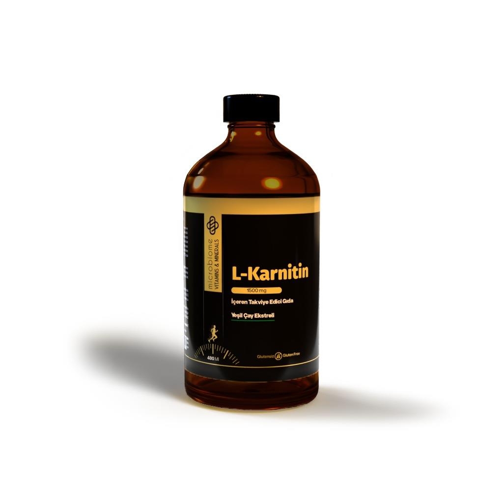 Microbiome L-Karnitin 1500 mg 480 ml - 1