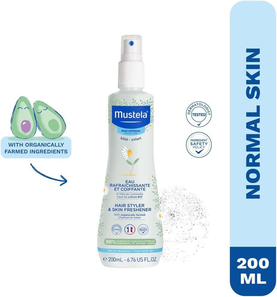 Mustela Papatya Özlü Saç Şekillendirici ve Ferahlatıcı Vücut Spreyi 200 ml - 3