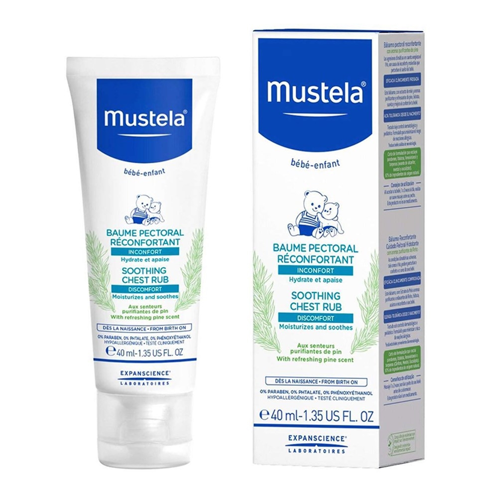 Mustela Soothing Chest Rub 40 ml X2 Adet - 1