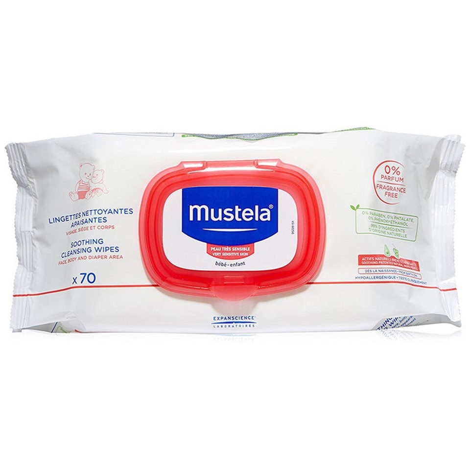 Mustela Soothing Temizleme Mendili 70 Adet - 1