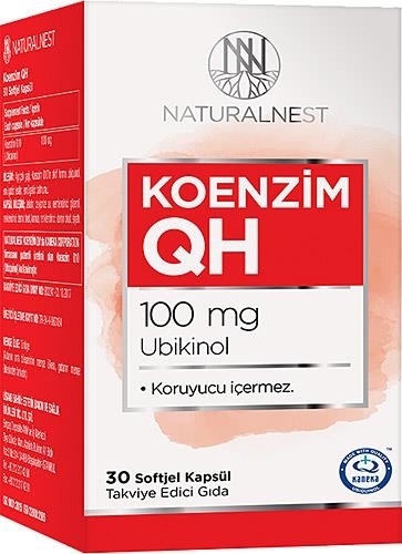 Naturalnest Koenzim QH 100 mg 30 Kapsül - 1